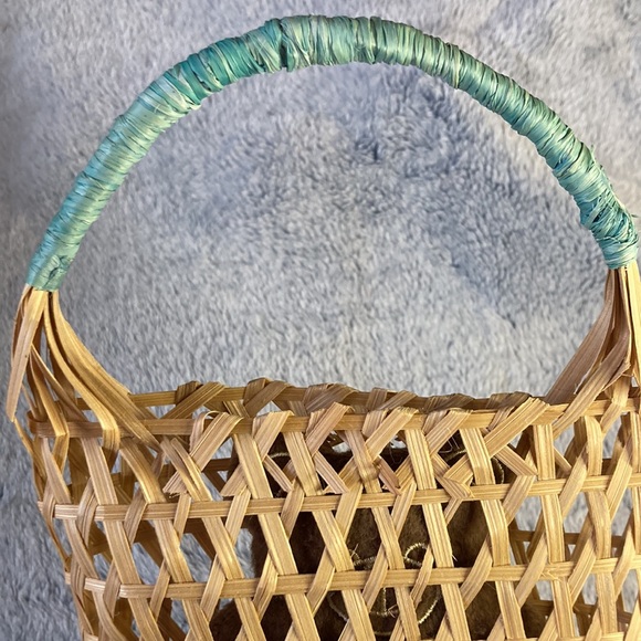 NWOT⭐️Small Trendy Straw Top Handle Bag 💼 - Picture 3 of 6